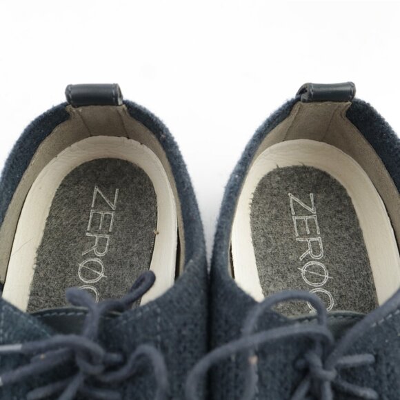 Cole Haan Womens Zerogrand Oxford Sneakers Size 8 Navy Blue Knit Wingtip Shoes - Picture 9 of 11